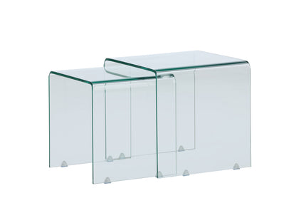 Telemark Sidebordssæt Bord 1: 42cm, Bord 2: 36cm Glas