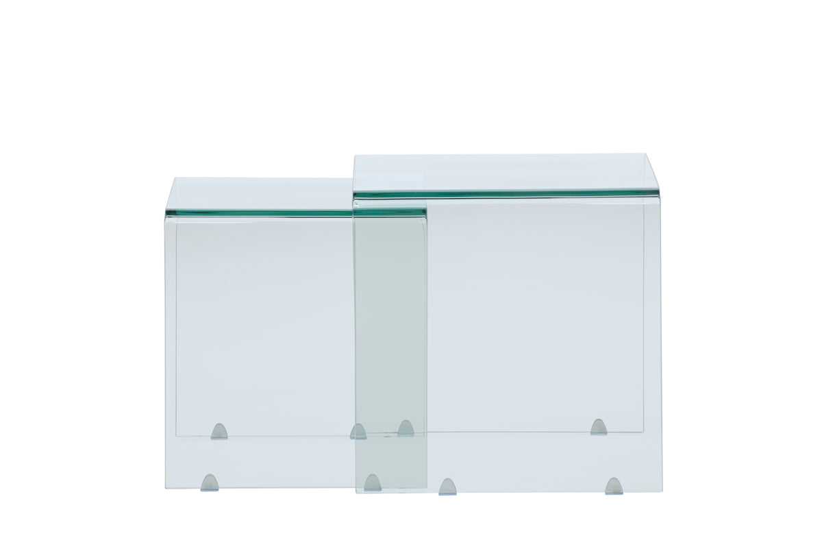 Telemark Sidebordssæt Bord 1: 42cm, Bord 2: 36cm Glas