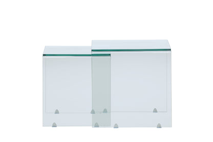 Telemark Sidebordssæt Bord 1: 42cm, Bord 2: 36cm Glas