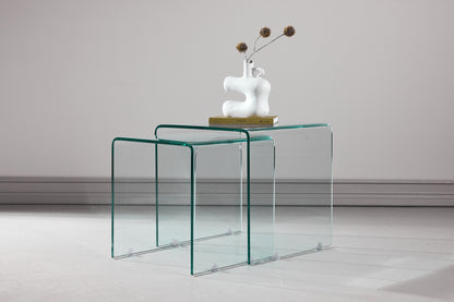 Telemark Sidebordssæt Bord 1: 42cm, Bord 2: 36cm Glas