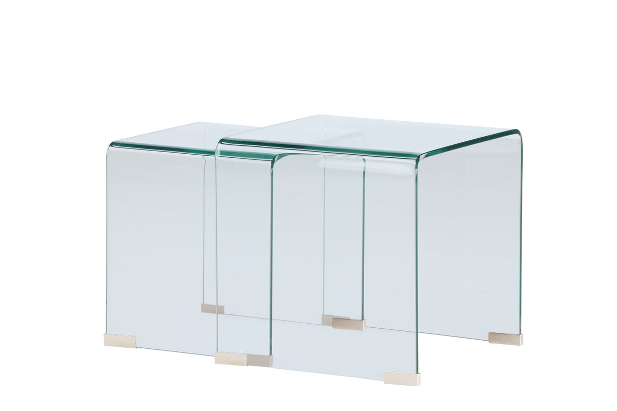 Telemark sidebord - transparent, klar - billede 2