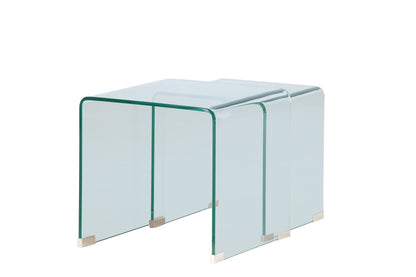 Telemark sidebord - transparent, klar - billede 5