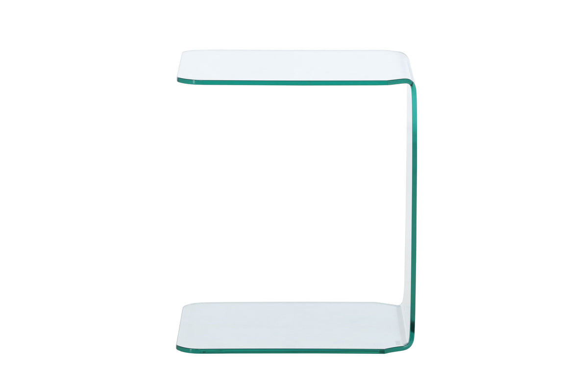 Telemark sideborde i klart glas - 45 × 45 cm - 2 stk. - billede 1