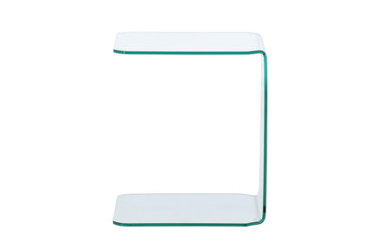 Telemark sideborde i klart glas - 45 × 45 cm - 2 stk. - billede 1