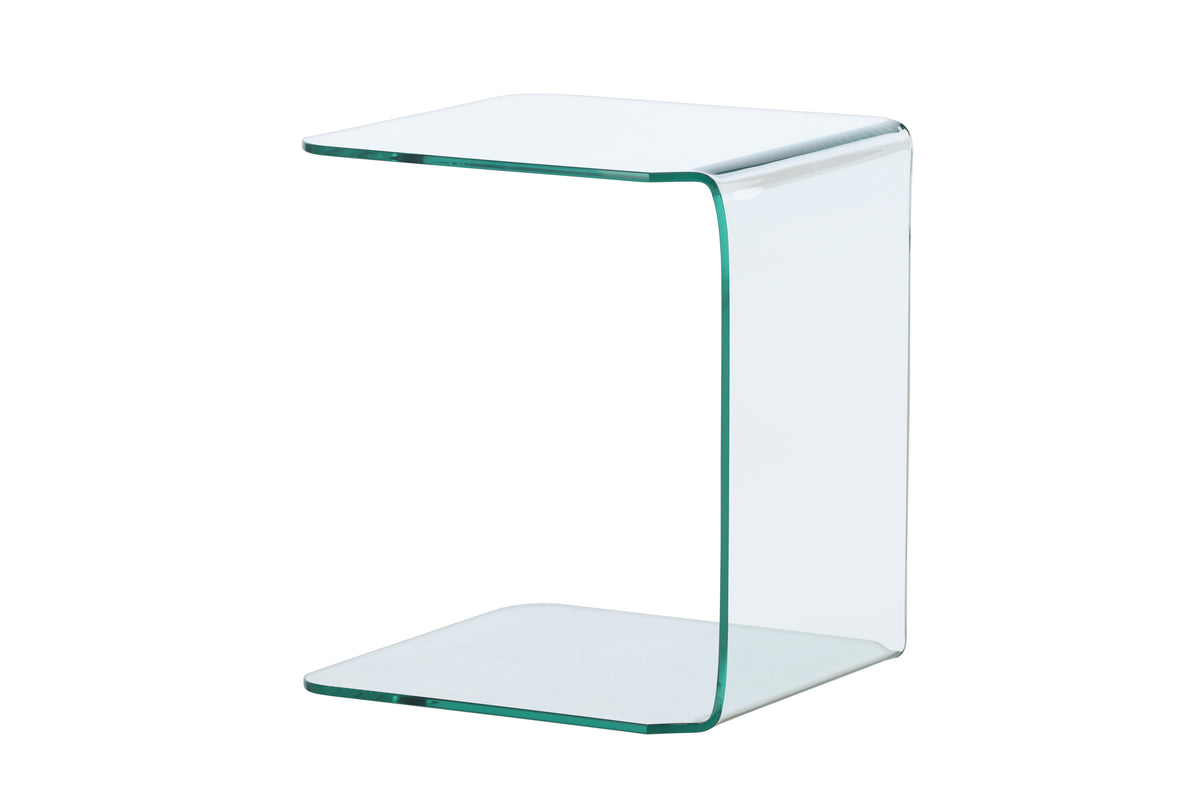 Telemark sideborde i klart glas - 45 × 45 cm - 2 stk. - billede 2