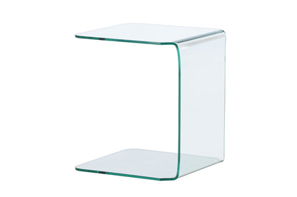 Telemark sideborde i klart glas - 45 × 45 cm - 2 stk. - billede 2