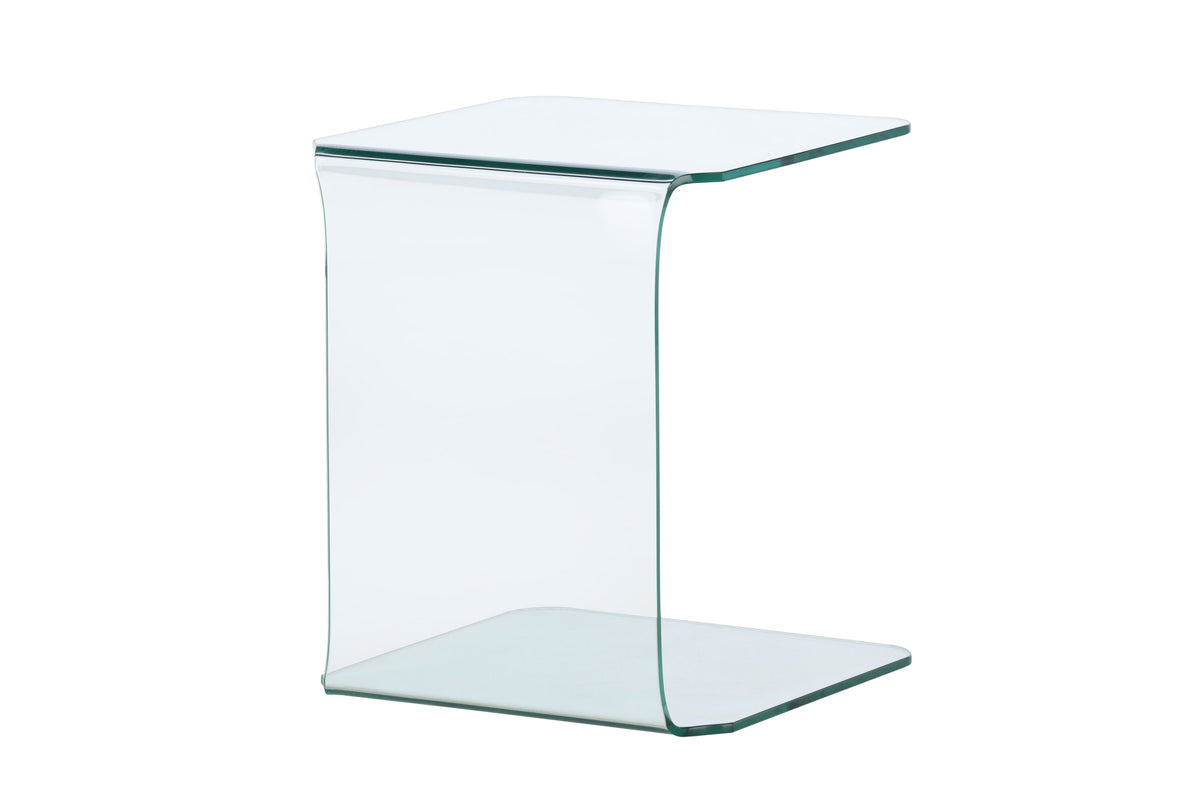 Telemark sideborde i klart glas - 45 × 45 cm - 2 stk. - billede 5