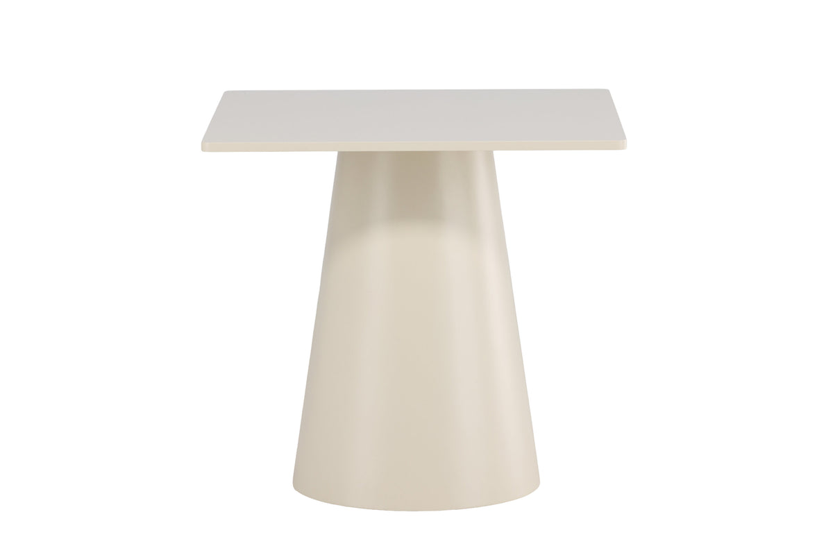 Lanzi spisebord - 80 × 80 cm - beige - billede 1