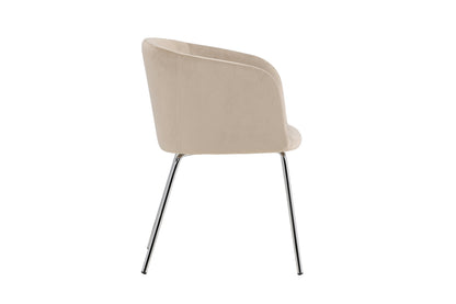 Berit spisebordsstol - beige, sølv - billede 10