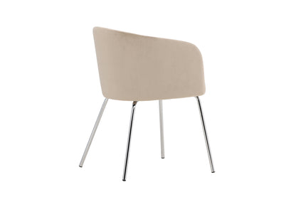 Berit spisebordsstol - beige, sølv - billede 9