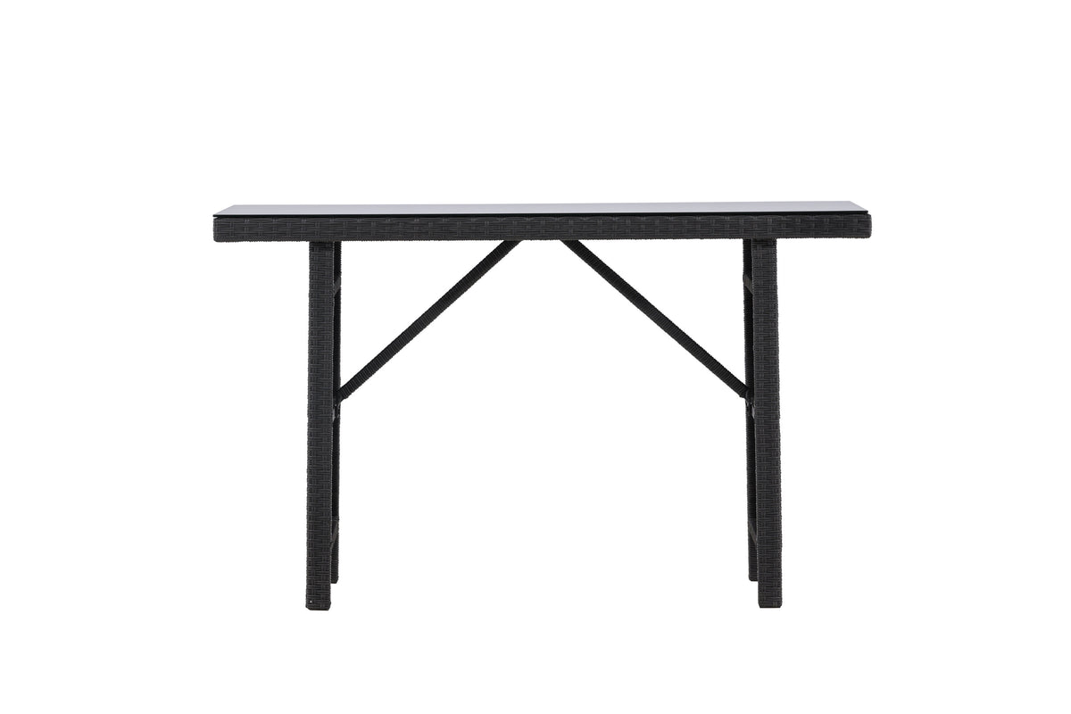 Padova sidebord - 120 × 40 cm - sort - billede 1