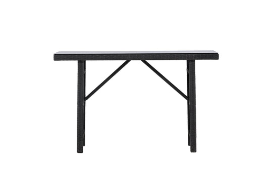 Padova sidebord - 120 × 40 cm - sort - billede 1