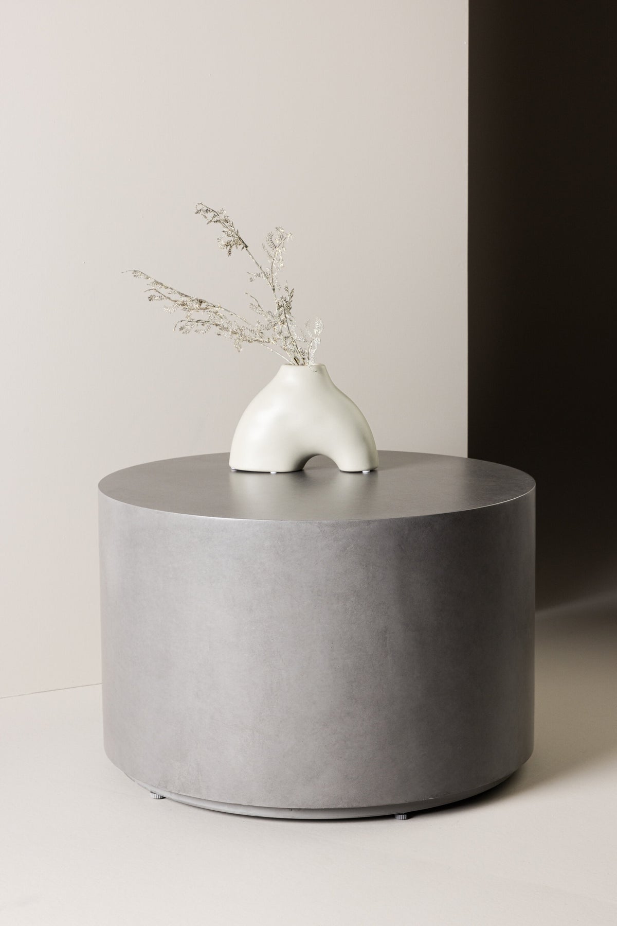Lissabon sidebord - Ø60 cm - grå - billede 21
