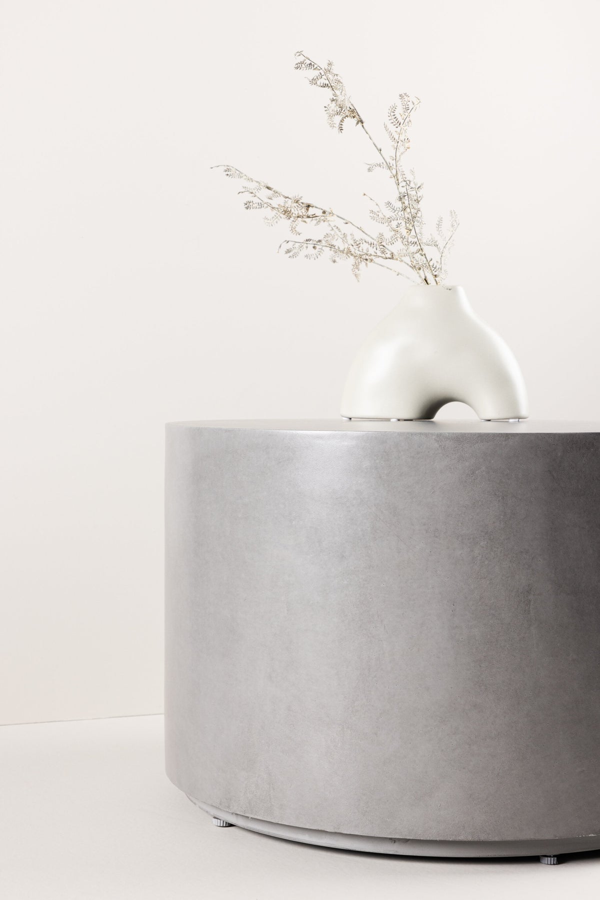 Lissabon sidebord - Ø60 cm - grå - billede 22