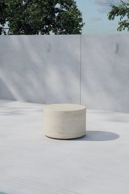 Lissabon sidebord - Ø60 cm - beige - billede 3