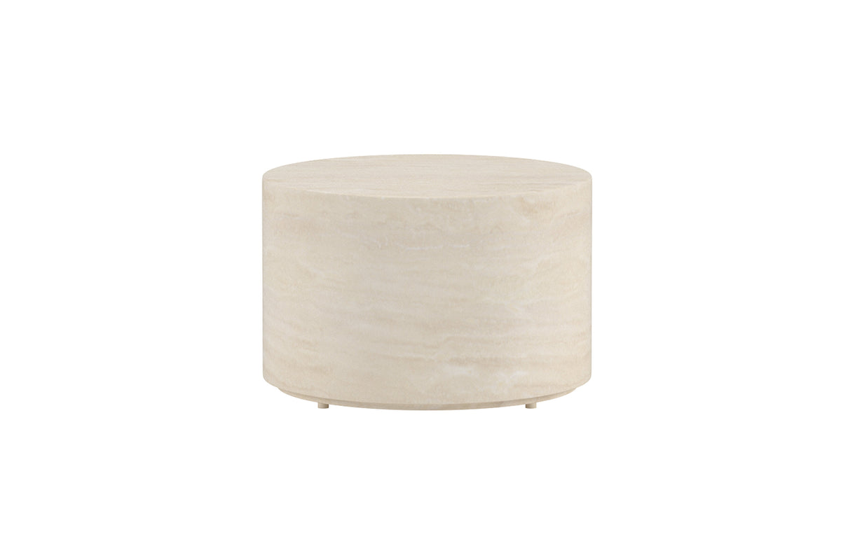 Lissabon sidebord - Ø60 cm - beige - billede 1