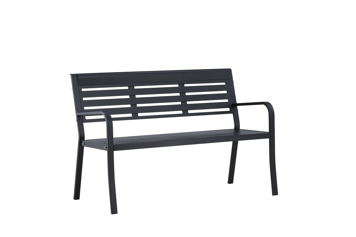 Elvas Havebænk 60 x 84 x 125 Sort