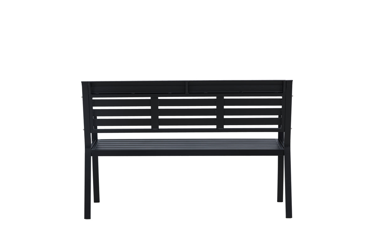 Elvas Havebænk 60 x 84 x 125 Sort