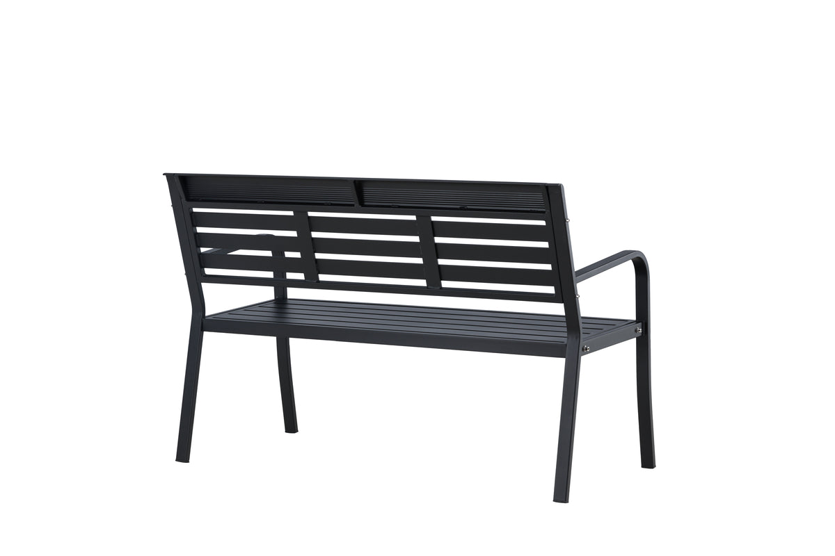 Elvas Havebænk 60 x 84 x 125 Sort