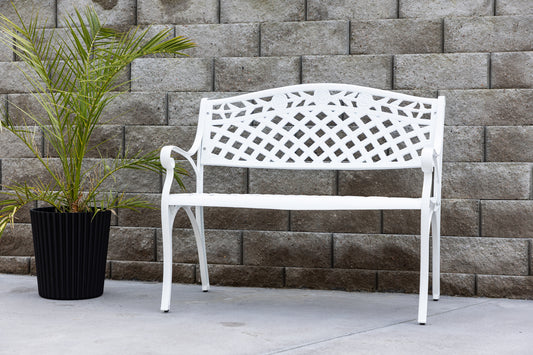 Mafra Havebænk 60 x 87 x 100 Hvid