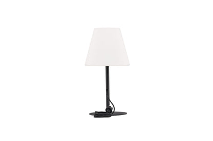 Moris bordlampe - Ø28 cm - sort, hvid - billede 10