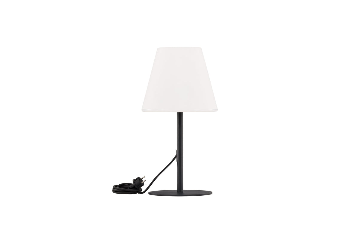 Moris bordlampe - Ø28 cm - sort, hvid - billede 1