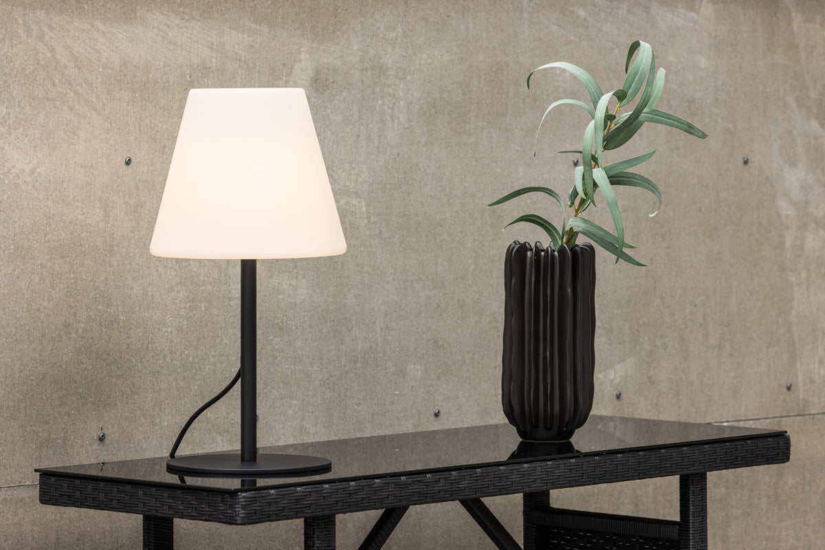 Moris bordlampe - Ø28 cm - sort, hvid - billede 13