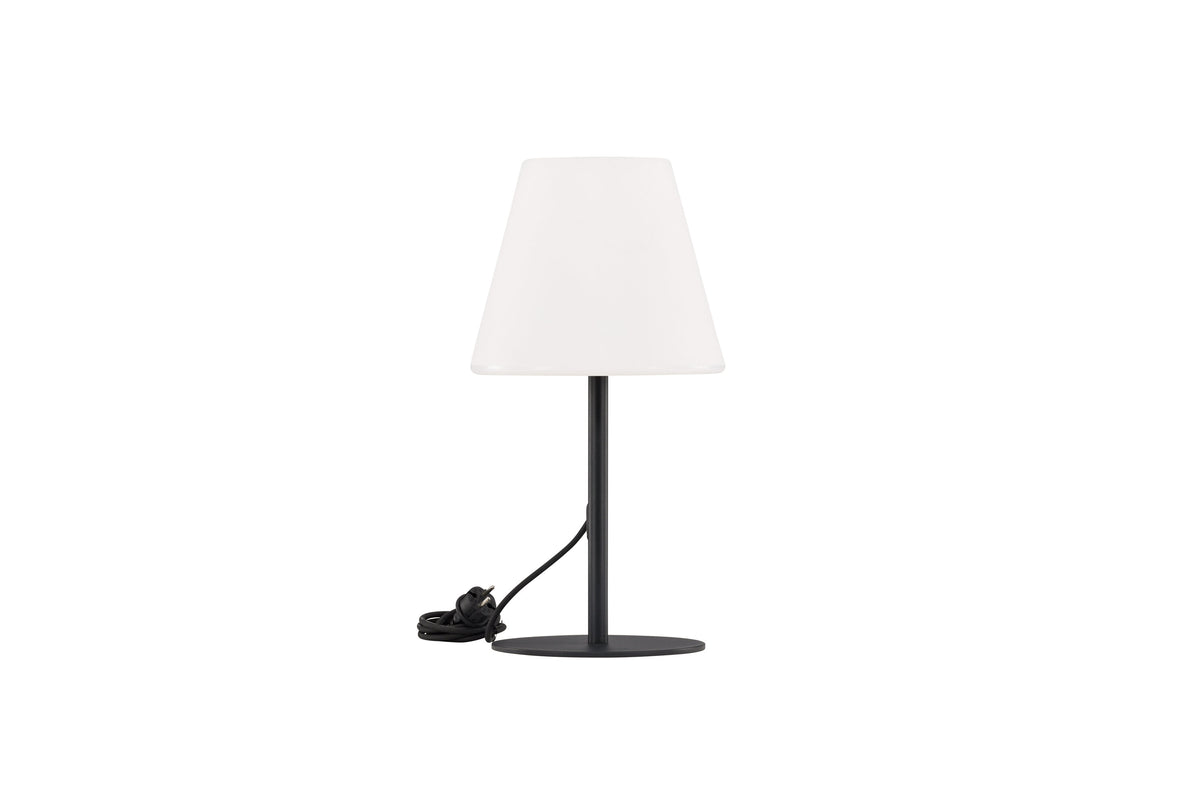 Moris bordlampe - Ø28 cm - sort, hvid - billede 2
