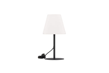 Moris bordlampe - Ø28 cm - sort, hvid - billede 2
