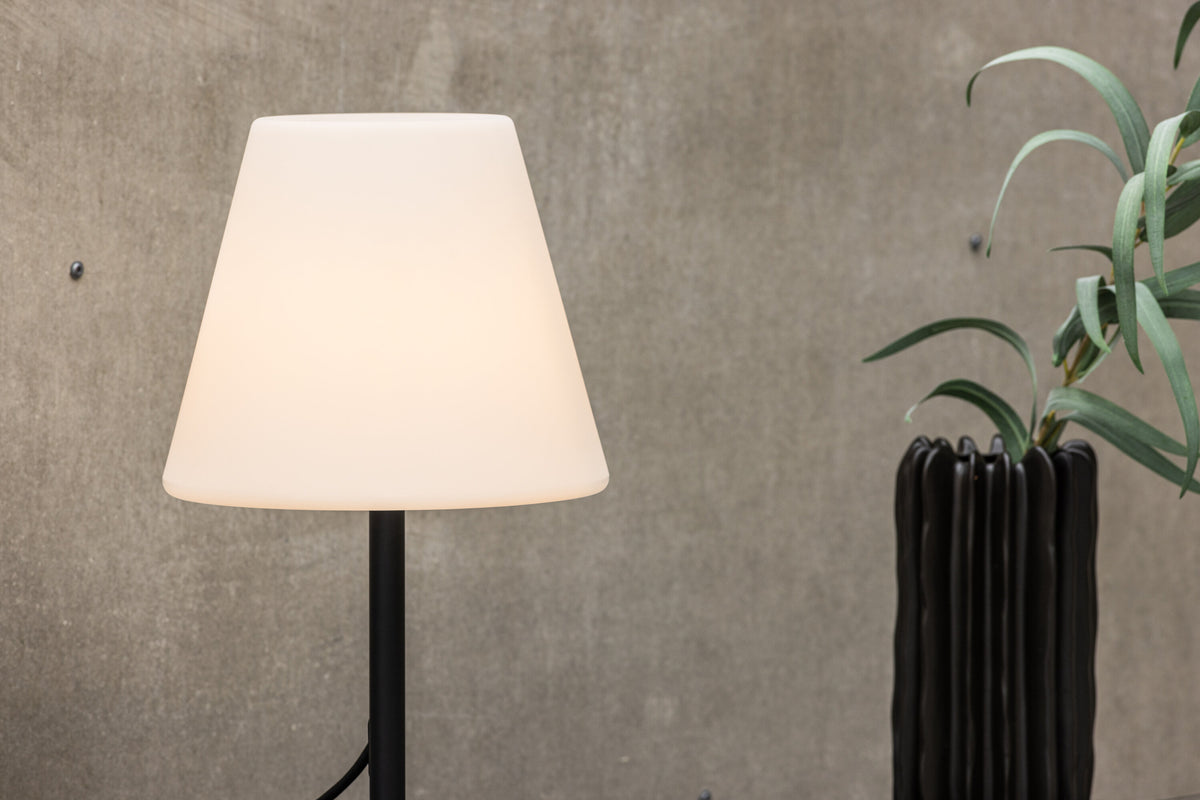 Moris bordlampe - Ø28 cm - sort, hvid - billede 14