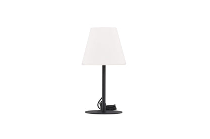 Moris bordlampe - Ø28 cm - sort, hvid - billede 4