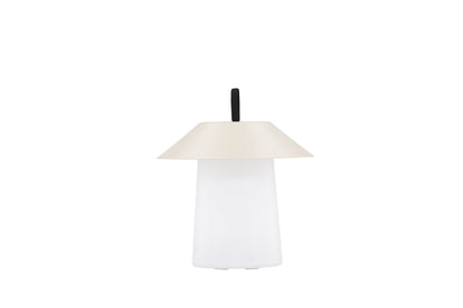 Rubu bordlampe - Ø24 cm - beige, hvid - billede 10