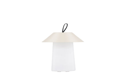 Rubu bordlampe - Ø24 cm - beige, hvid - billede 12