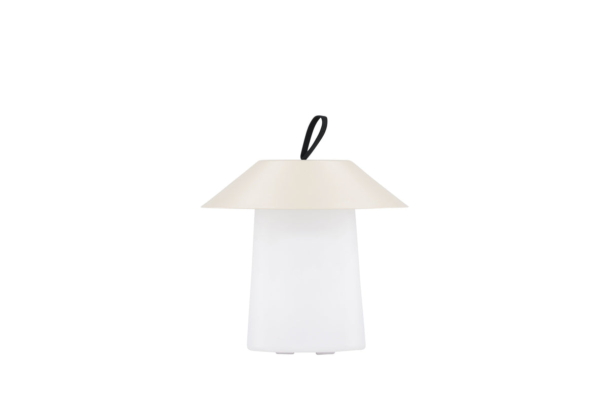 Rubu bordlampe - Ø24 cm - beige, hvid - billede 2