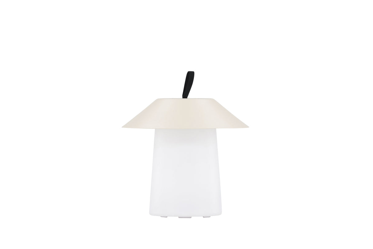 Rubu bordlampe - Ø24 cm - beige, hvid - billede 3