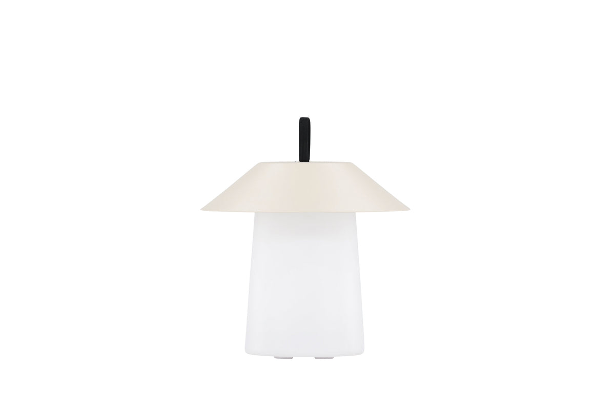 Rubu bordlampe - Ø24 cm - beige, hvid - billede 4