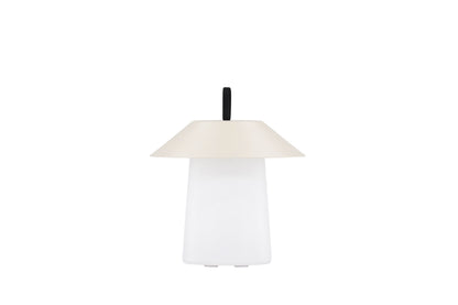 Rubu bordlampe - Ø24 cm - beige, hvid - billede 4