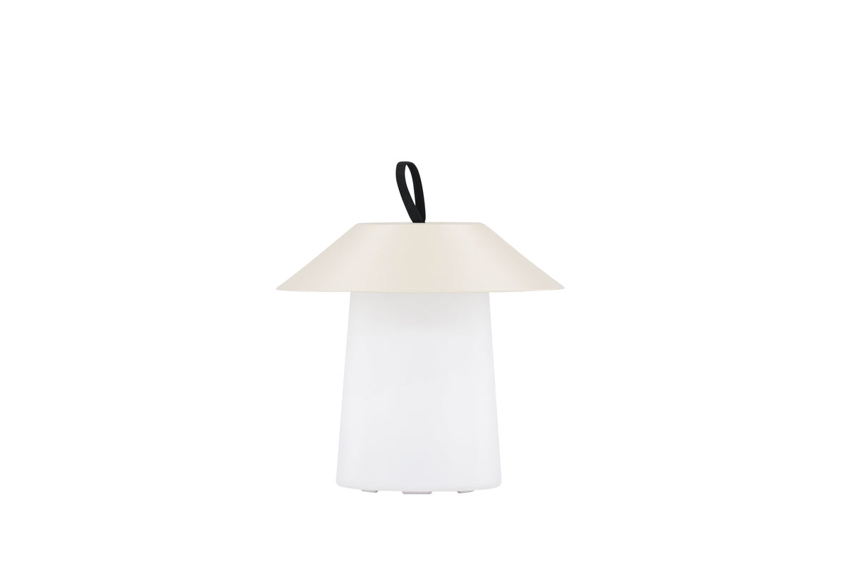 Rubu bordlampe - Ø24 cm - beige, hvid - billede 5