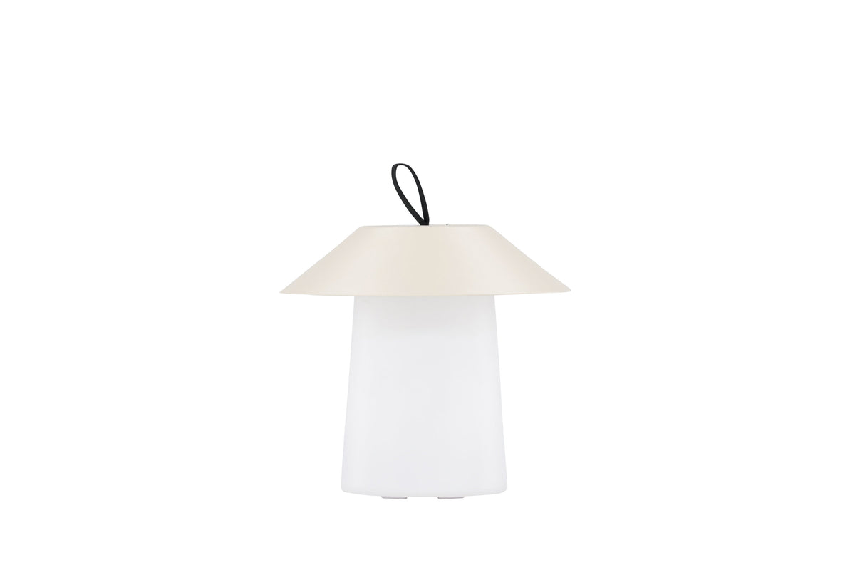 Rubu bordlampe - Ø24 cm - beige, hvid - billede 6