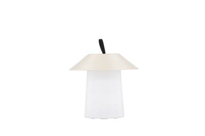 Rubu bordlampe - Ø24 cm - beige, hvid - billede 9