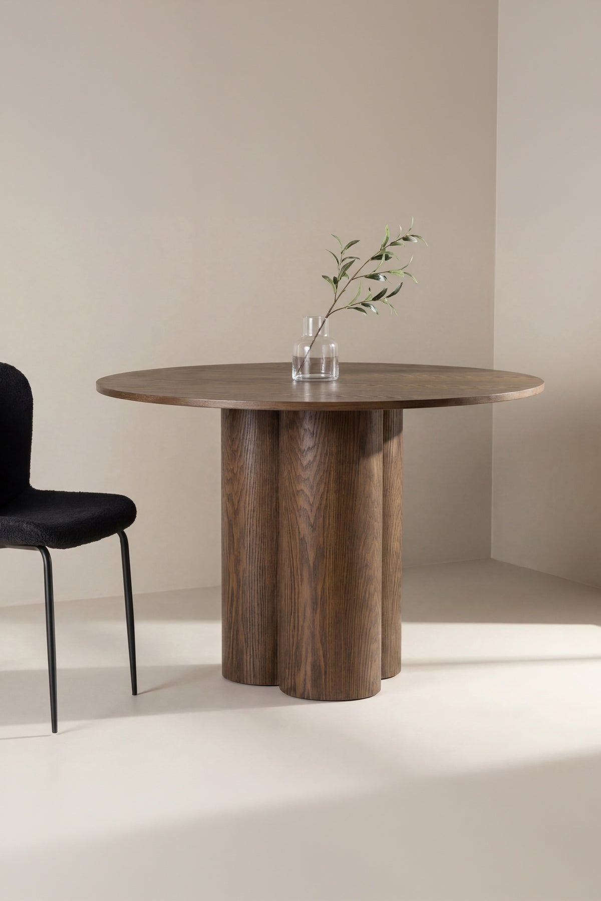 Olivia rundt spisebord - Ø110 cm - mokka - billede 8