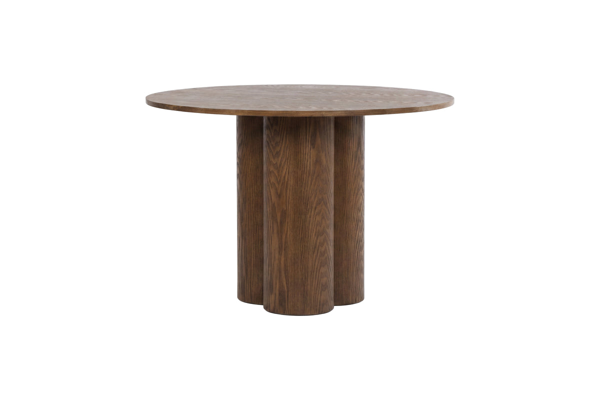 Olivia rundt spisebord - Ø110 cm - mokka - billede 1
