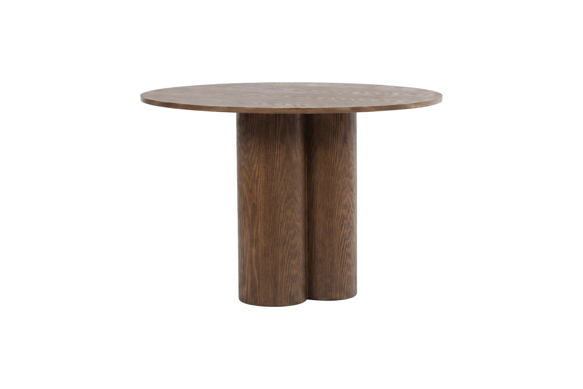 Olivia rundt spisebord - Ø110 cm - mokka - billede 2