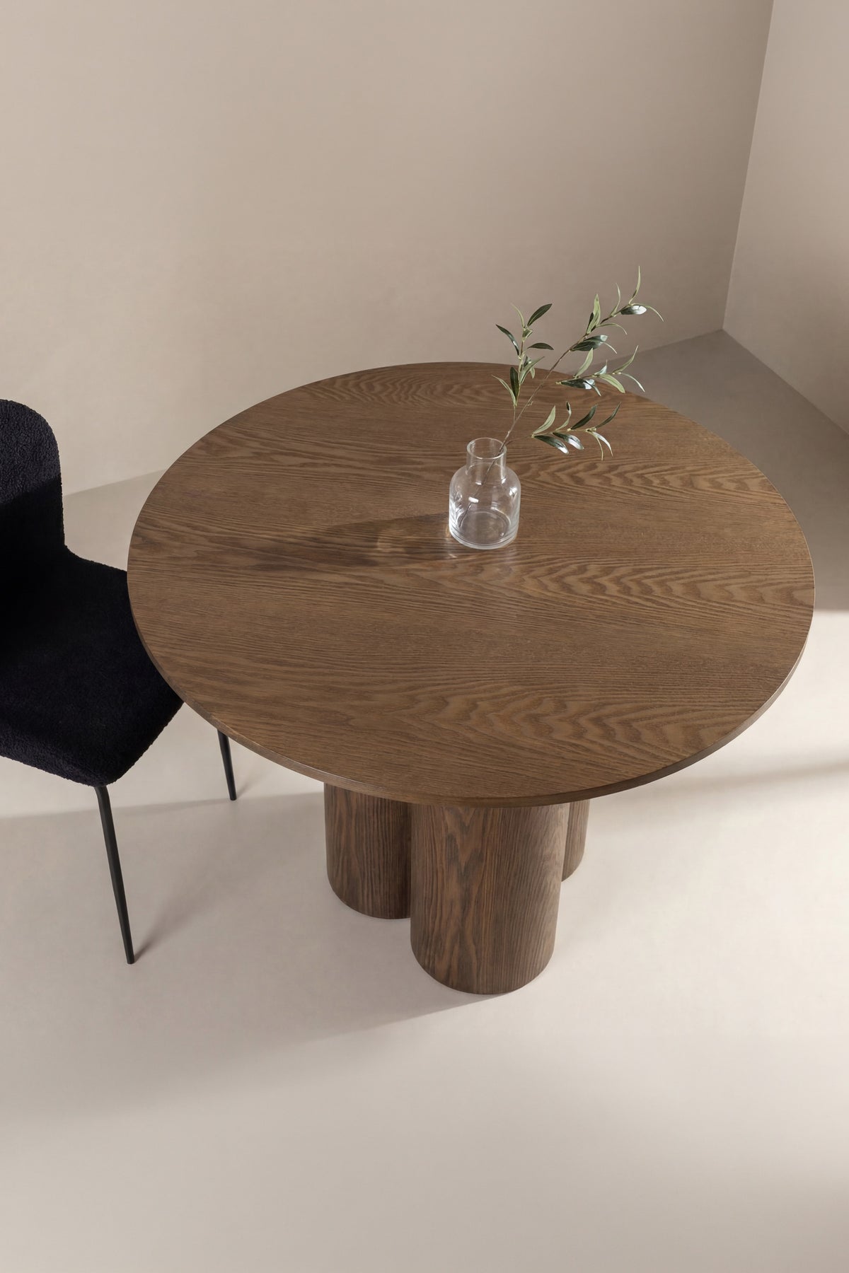 Olivia rundt spisebord - Ø110 cm - mokka - billede 9