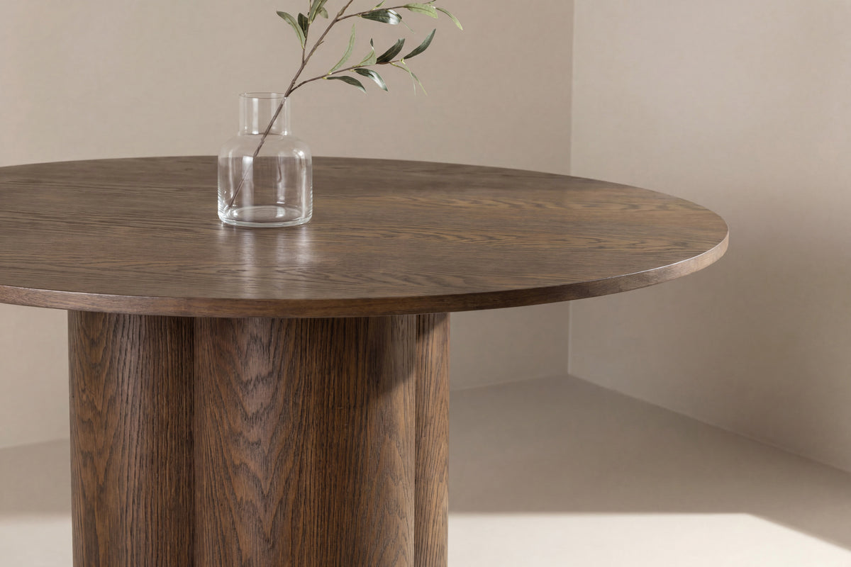 Olivia rundt spisebord - Ø110 cm - mokka - billede 6