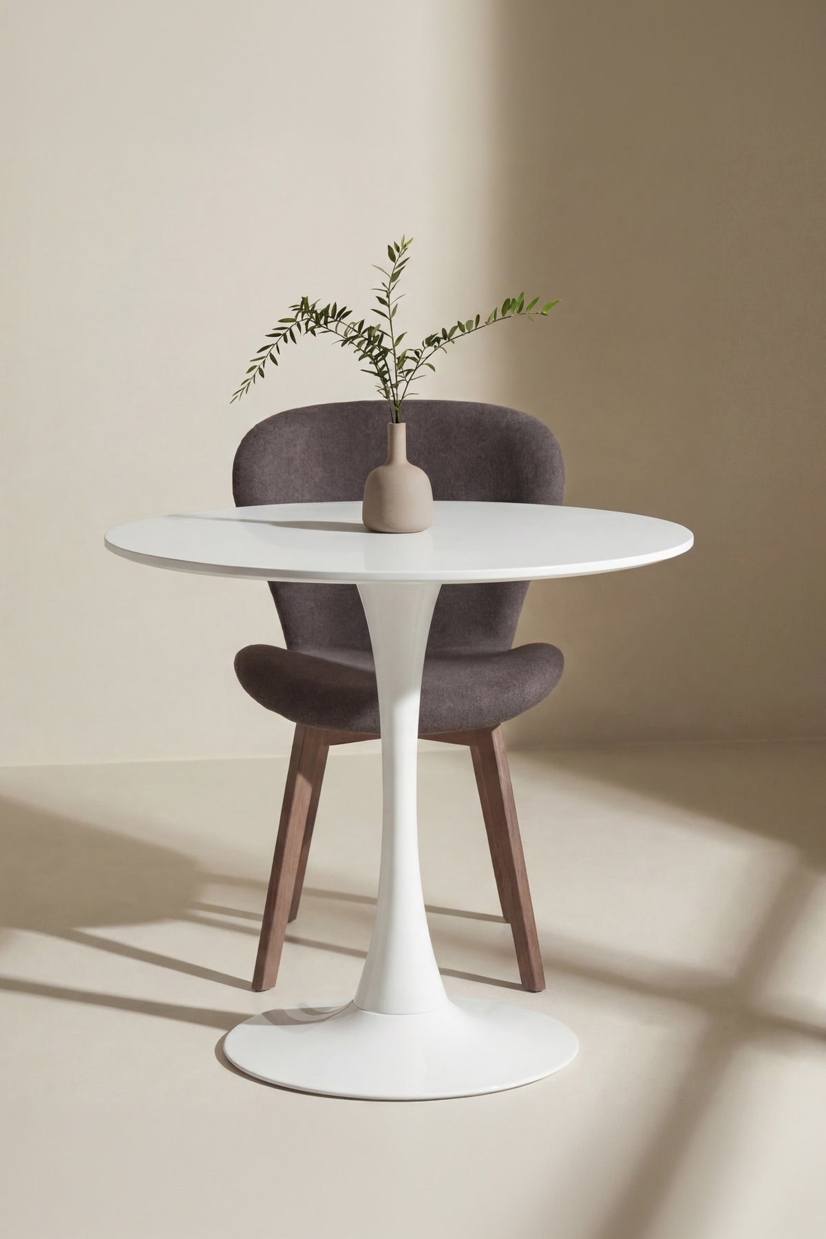 Hamden rundt spisebord - Ø80 cm - hvid - billede 8