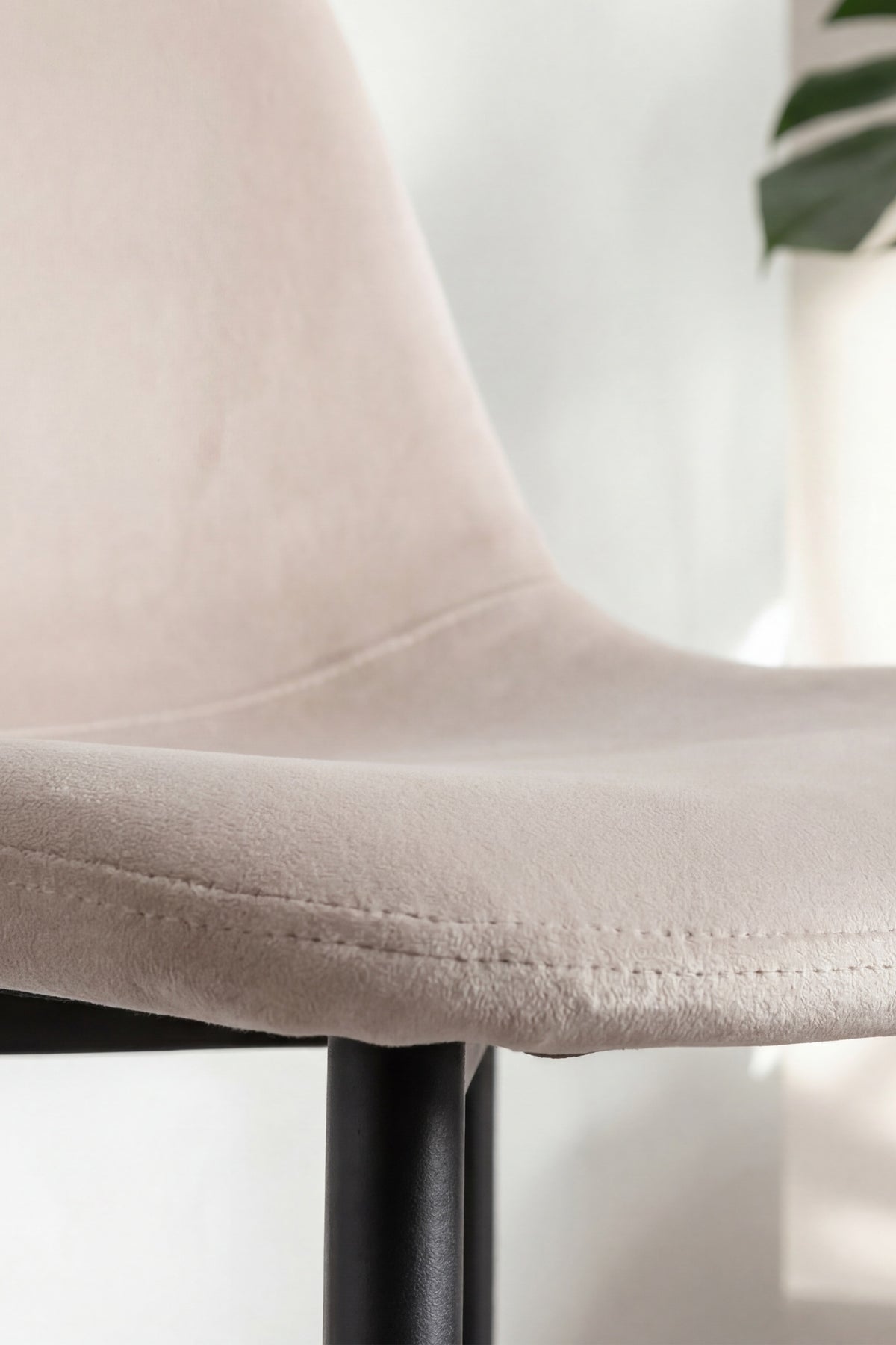 Polar spisebordsstole - beige, sort - 2 stk. - billede 12