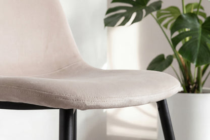 Polar spisebordsstole - beige, sort - 2 stk. - billede 8