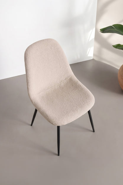 Polar spisebordsstole - beige, sort - 2 stk. - billede 10