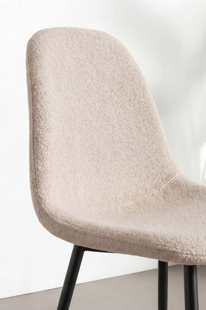 Polar spisebordsstole - beige, sort - 2 stk. - billede 11